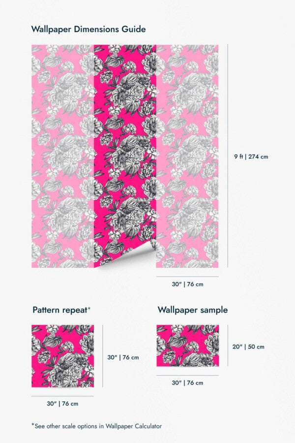 The Vivienne | Fuchsia & Ink Botanical