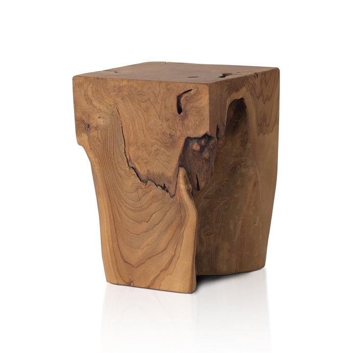 Additional Fabienne Teak Root Accent Table variation showing the one-of-a-kind character of the solid teak root.