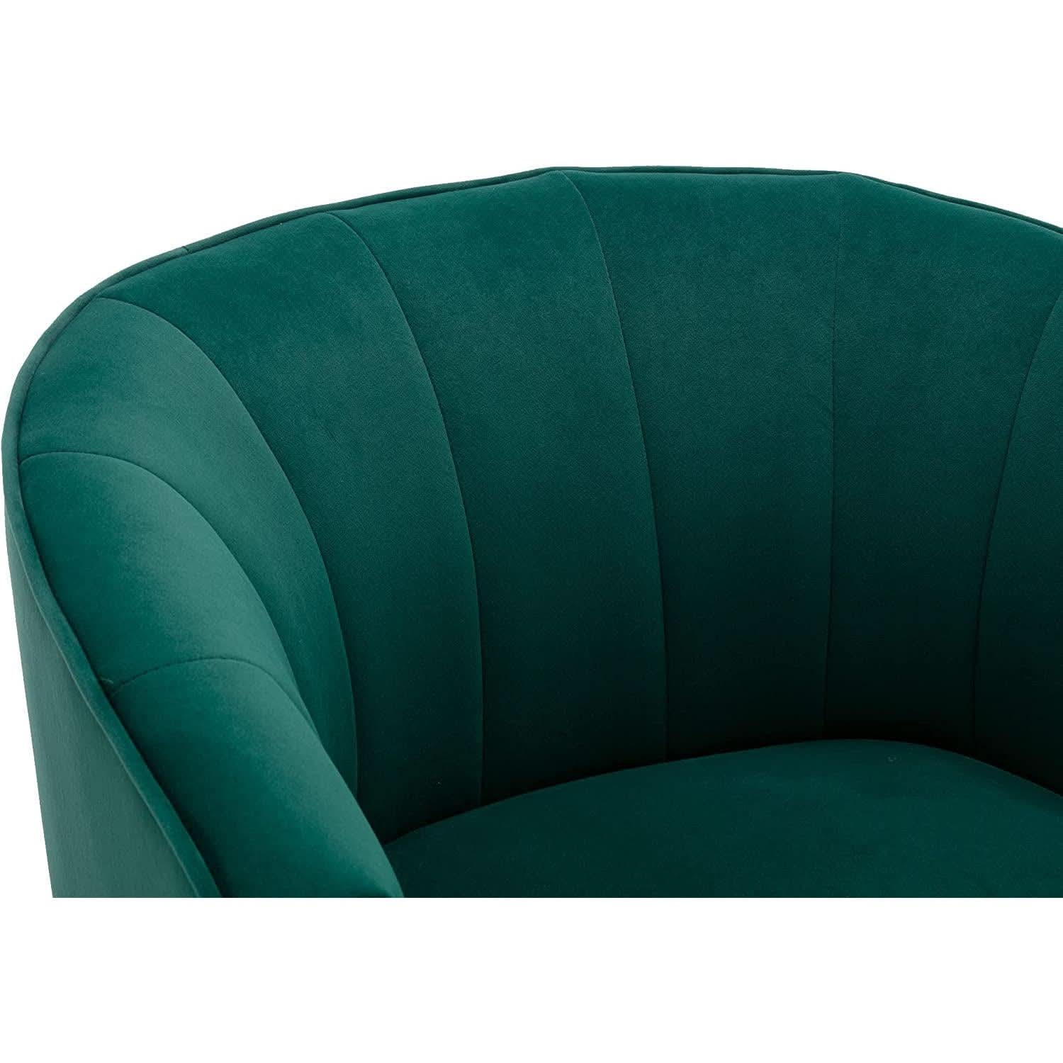 The Verdant Chair | Emerald Velvet & Gold