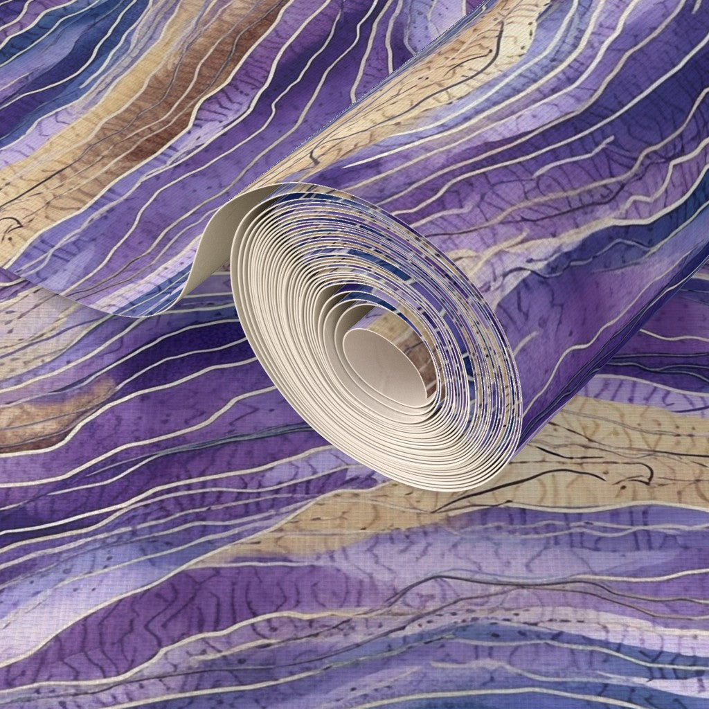 The Margaux Wallpaper — Amethyst Geode — jpg
