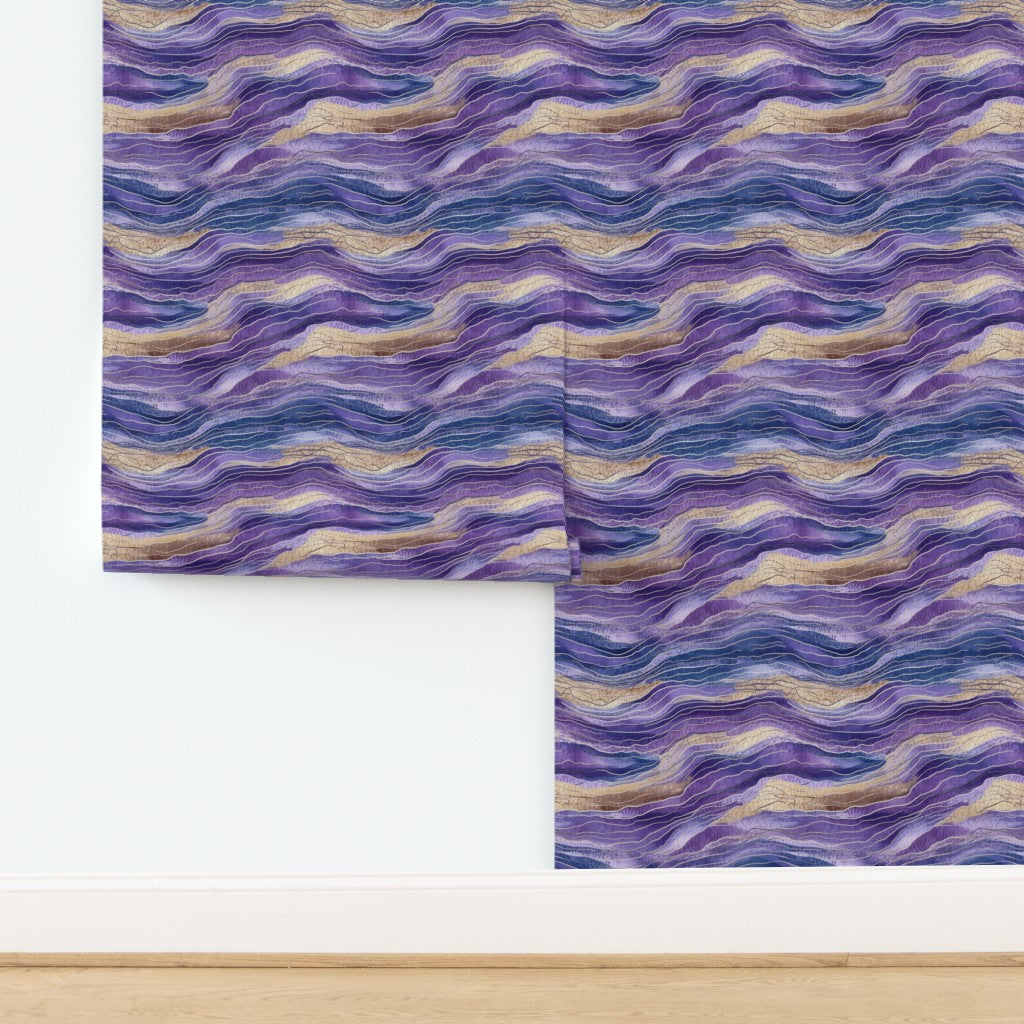 The Margaux Wallpaper — Amethyst Geode — jpg
