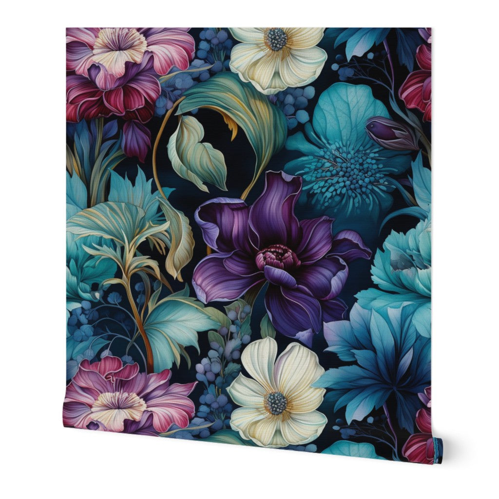 The Violette Wallpaper — Nocturne Bloom — jpg