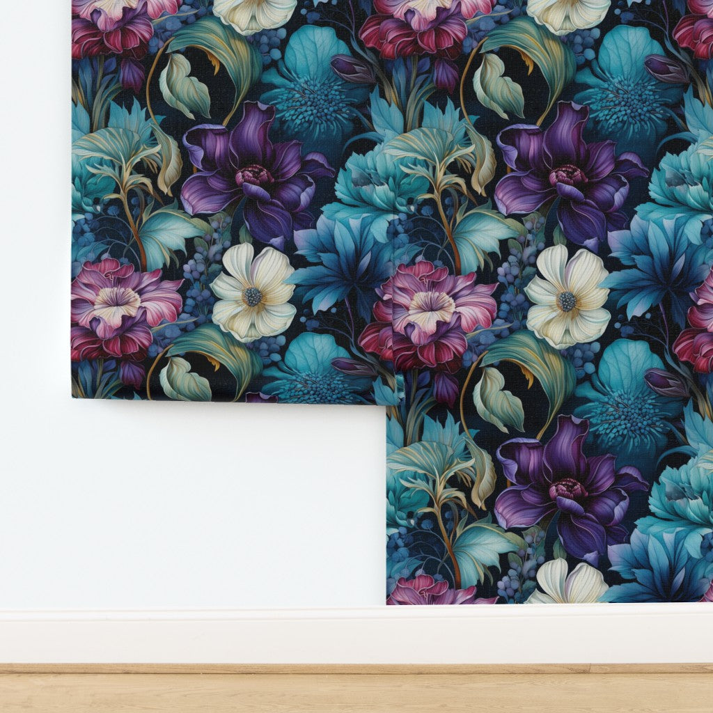 The Violette Wallpaper — Nocturne Bloom — jpg