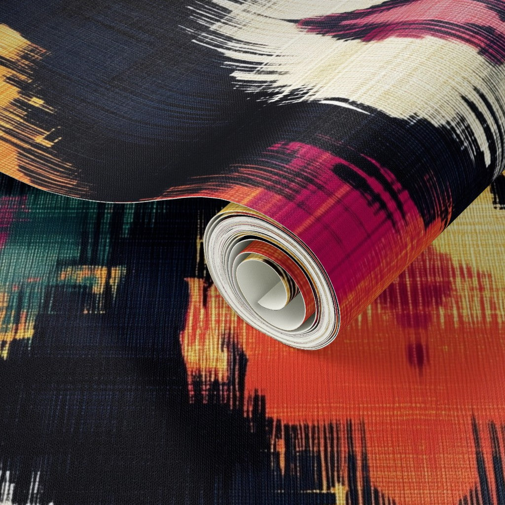 The Marceline Wallpaper — Sunset Ikat — jpg