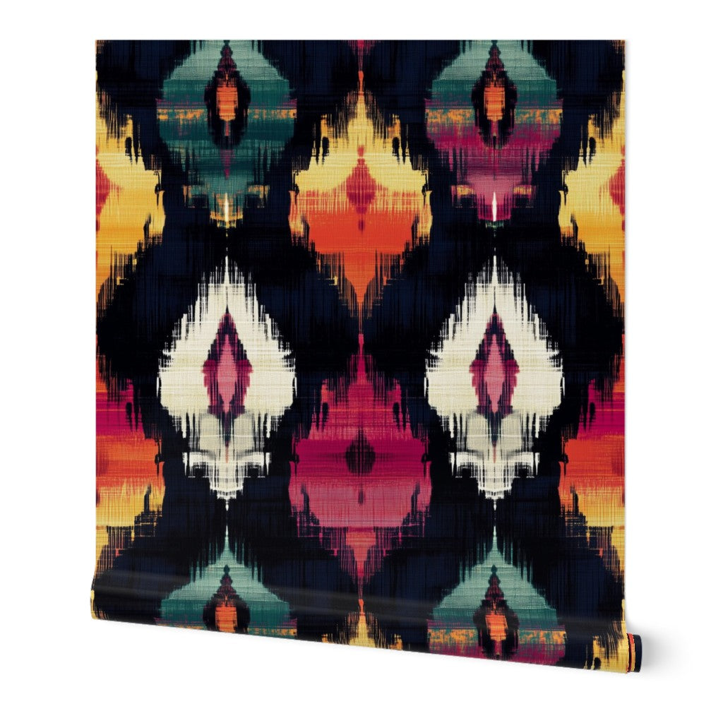 The Marceline Wallpaper — Sunset Ikat — jpg