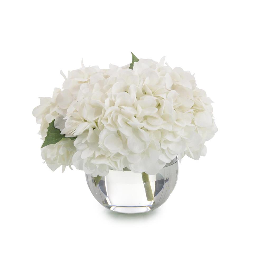 The Anaëlle Hydrangea Arrangement | White Annabelle Hydrangeas in Glass