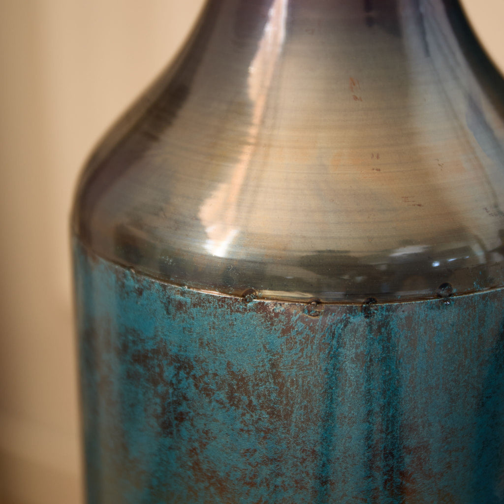 The Fleurine Vase Trio — Fire-Patinated Metal — ffab bdb jpg