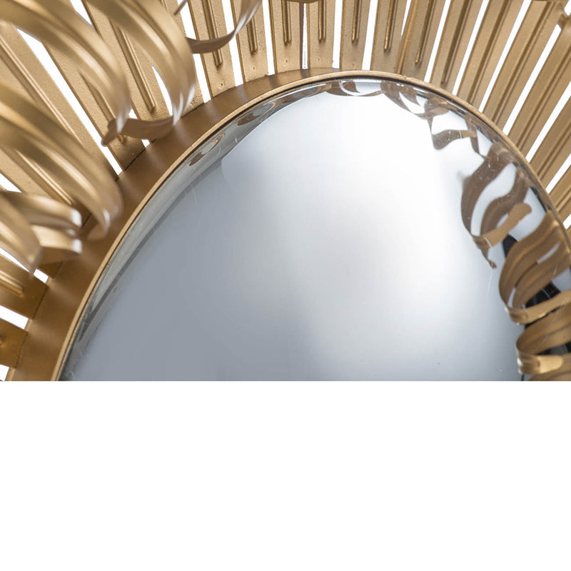The Vivienne Sunburst Mirror — Antiqued Gold Iron — jpg