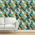 The Théa Wallpaper — Alcohol Ink Geode — product view