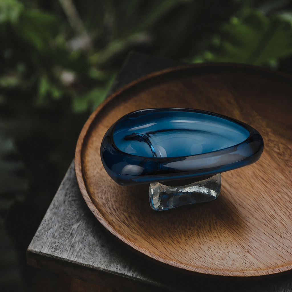 The Lucie Glass Bowl | Cobalt Glass