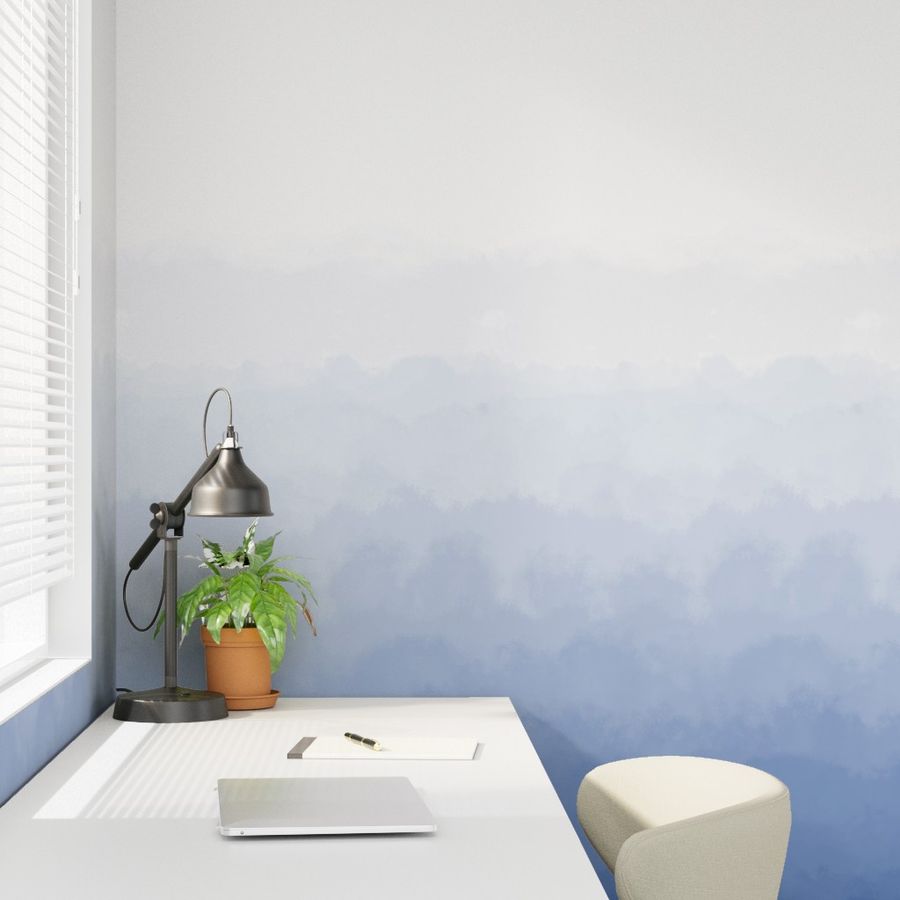 The Bleuette Wallpaper — Cobalt Fade — jpg