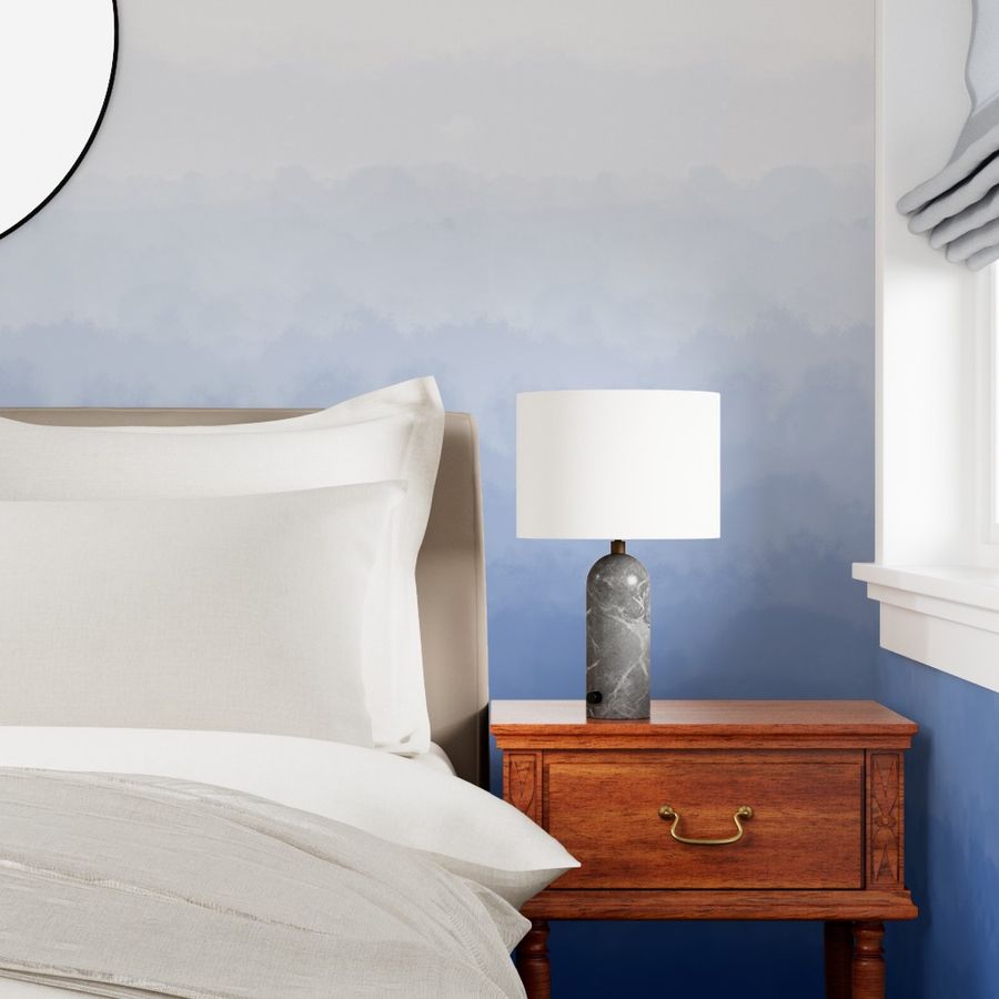 The Bleuette Wallpaper — Cobalt Fade — jpg