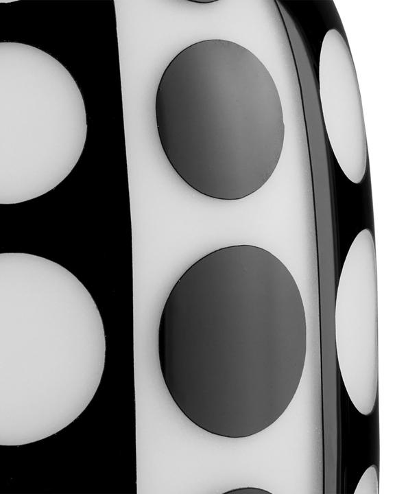 Second product view of the Cicero Large Vase showing the swirling monochrome glass pattern.