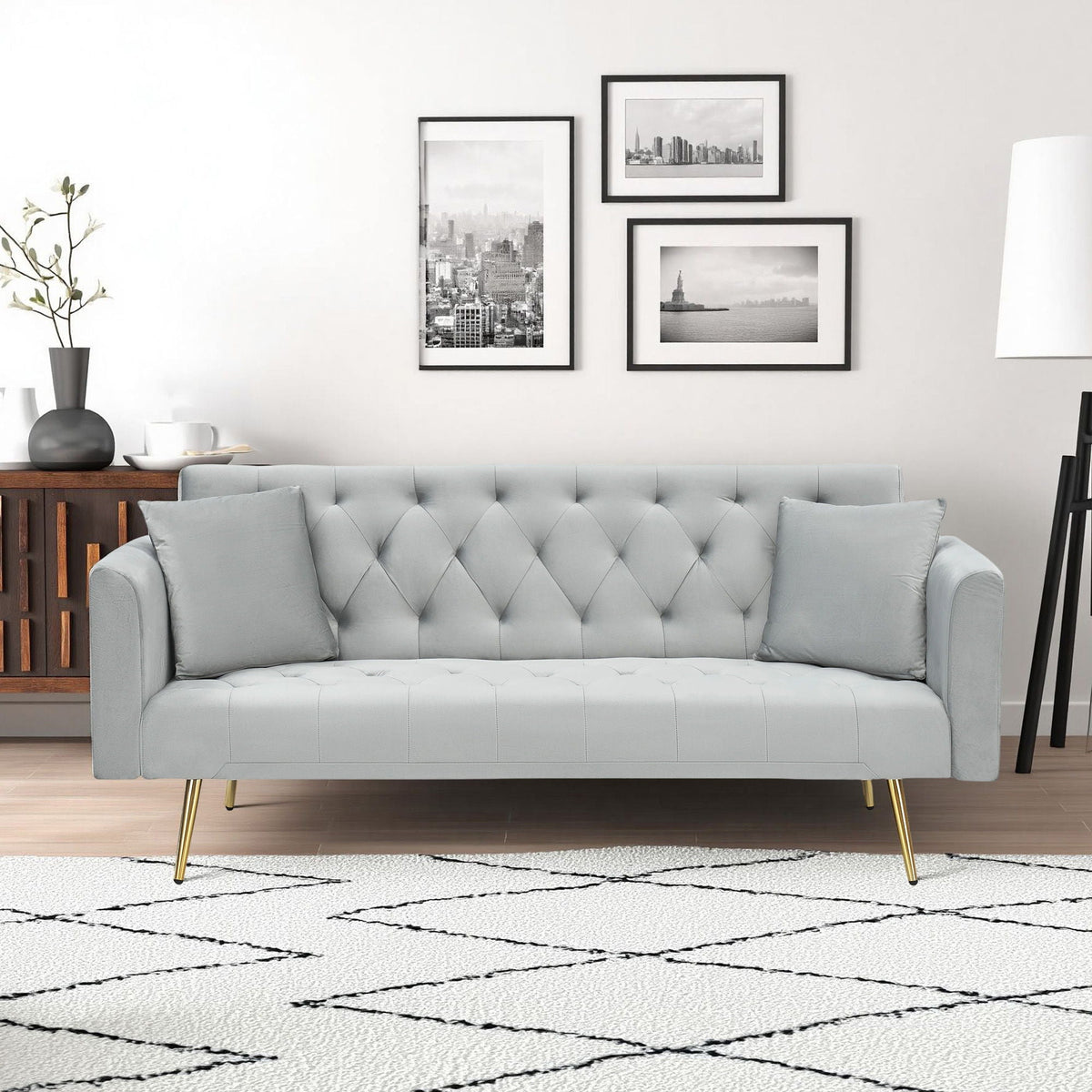 The Célia Sofa Bed | Convertible Velvet Seating