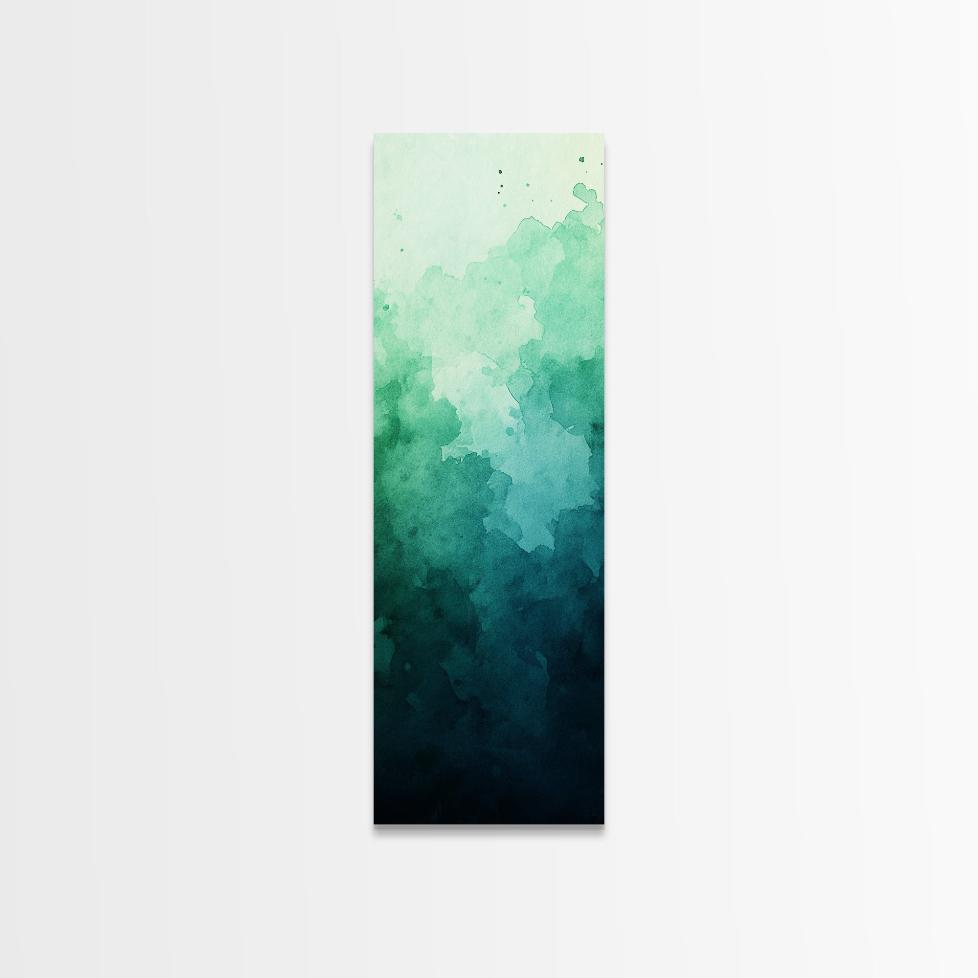 The Maëlle Wall Art — Teal Gradient Canvas — product view