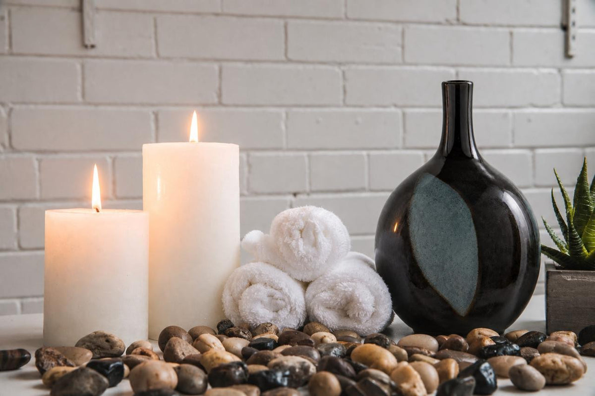 Additional view of the ceramic vase emphasizing the jet-black glaze and irregular steel-blue finish.