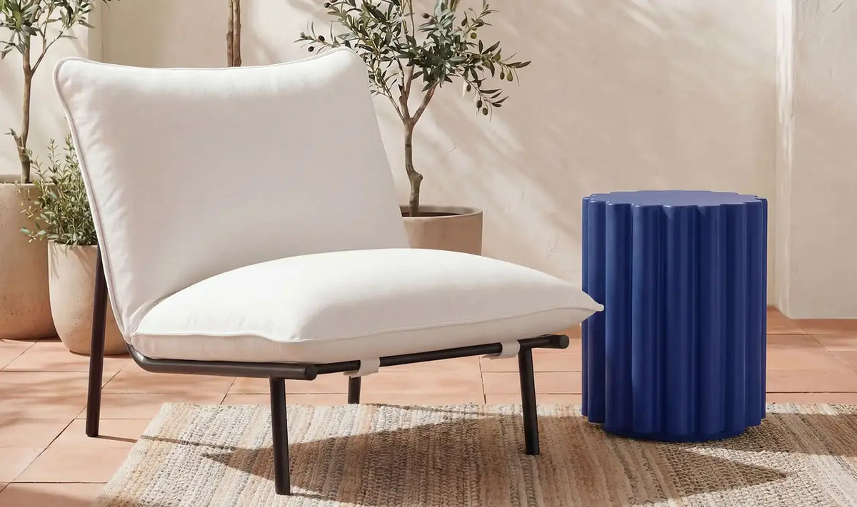 Additional view of The Victoire Accent Table emphasizing surface texture, color variation, and construction details.