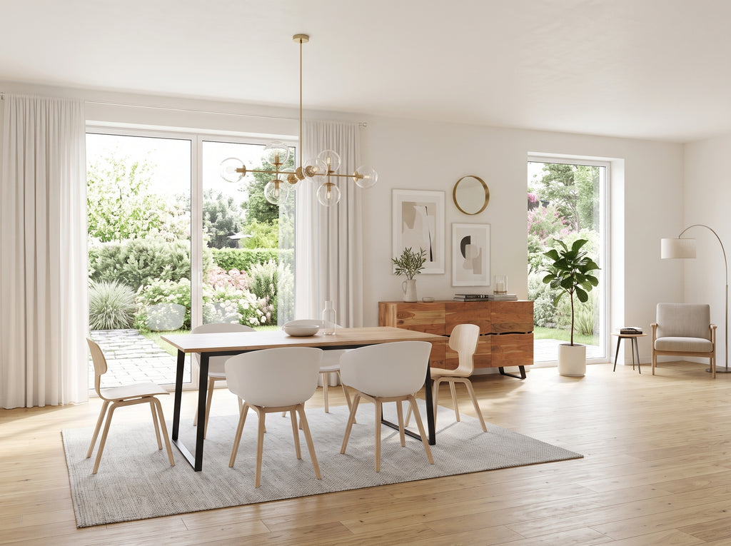 The Étienne Sideboard | Live-Edge Acacia & Black Iron