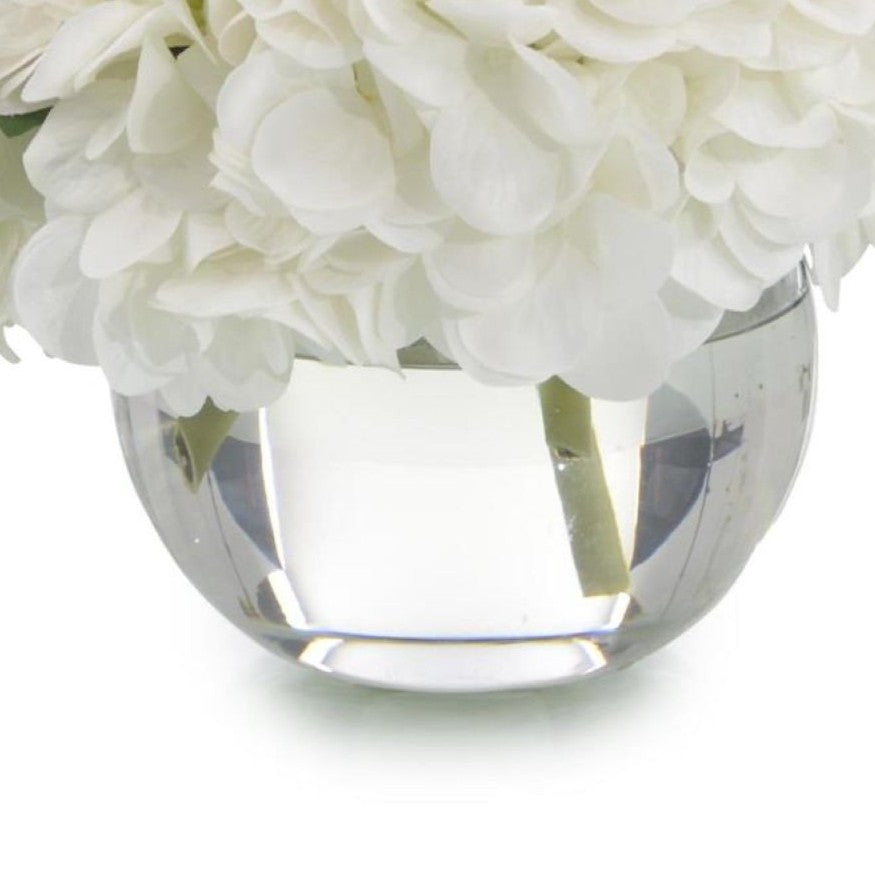 The Anaëlle Hydrangea Arrangement | White Annabelle Hydrangeas in Glass
