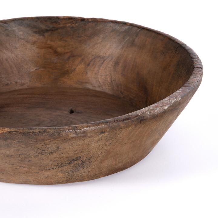 Alternate Maya Reclaimed Wood Bowl showing the expected variation in shape, grain, color, and surface wear.