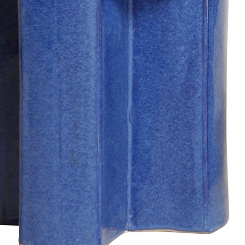 Second product view of The Marin Ceramic Stool showing its proportions and construction from another angle.