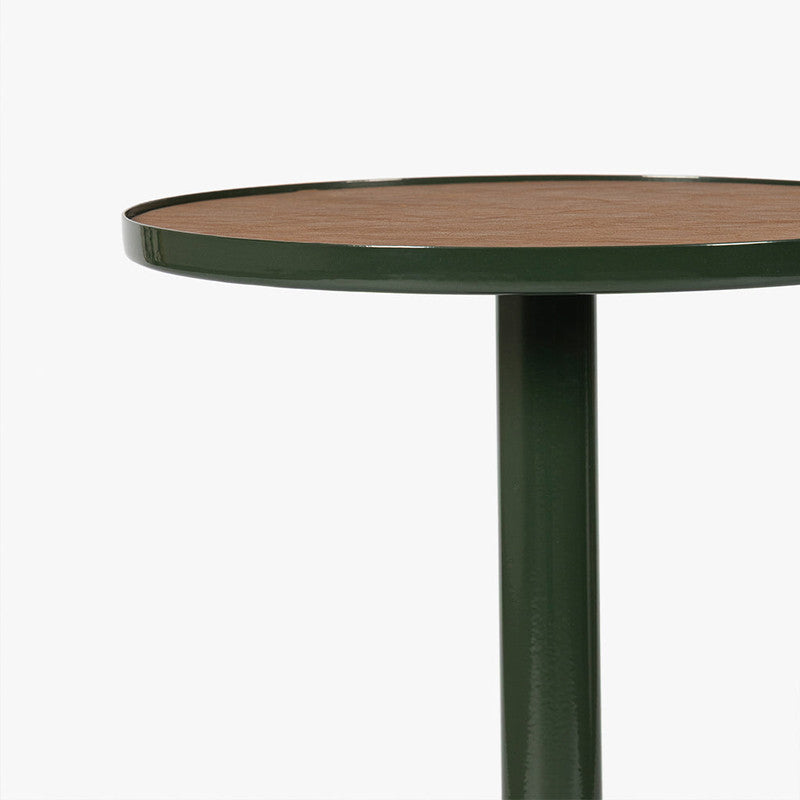 Additional view of The Hugo Drink Table emphasizing surface texture, color, and material detail.