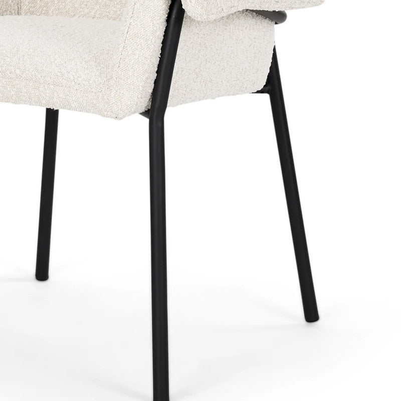 Additional view of The Mathilde Accent Chair emphasizing surface texture, color, and material detail.