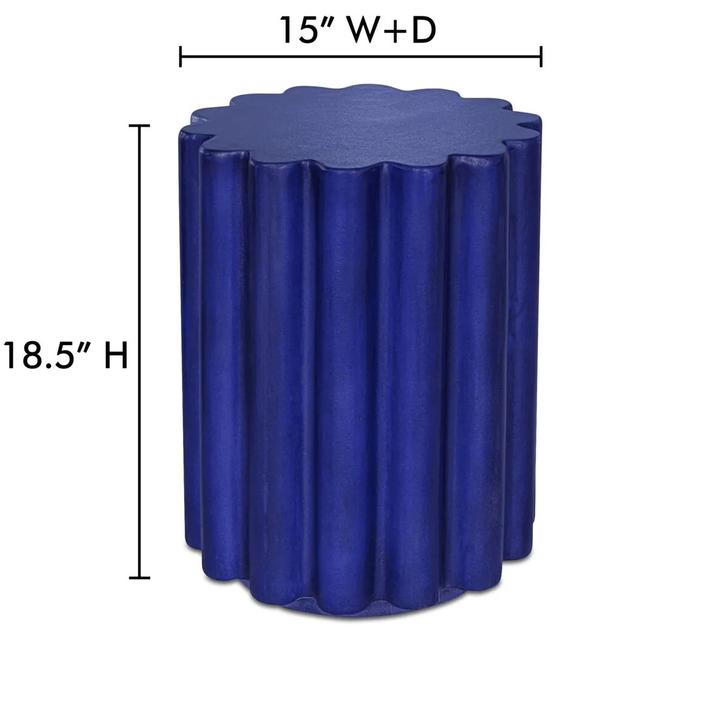 Additional product image of The Victoire Accent Table showing its form and finish from another angle.