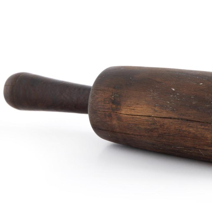 Variation view of the Maya Chapati Roller Set showing differences in size, patina, and reclaimed-wood tone.