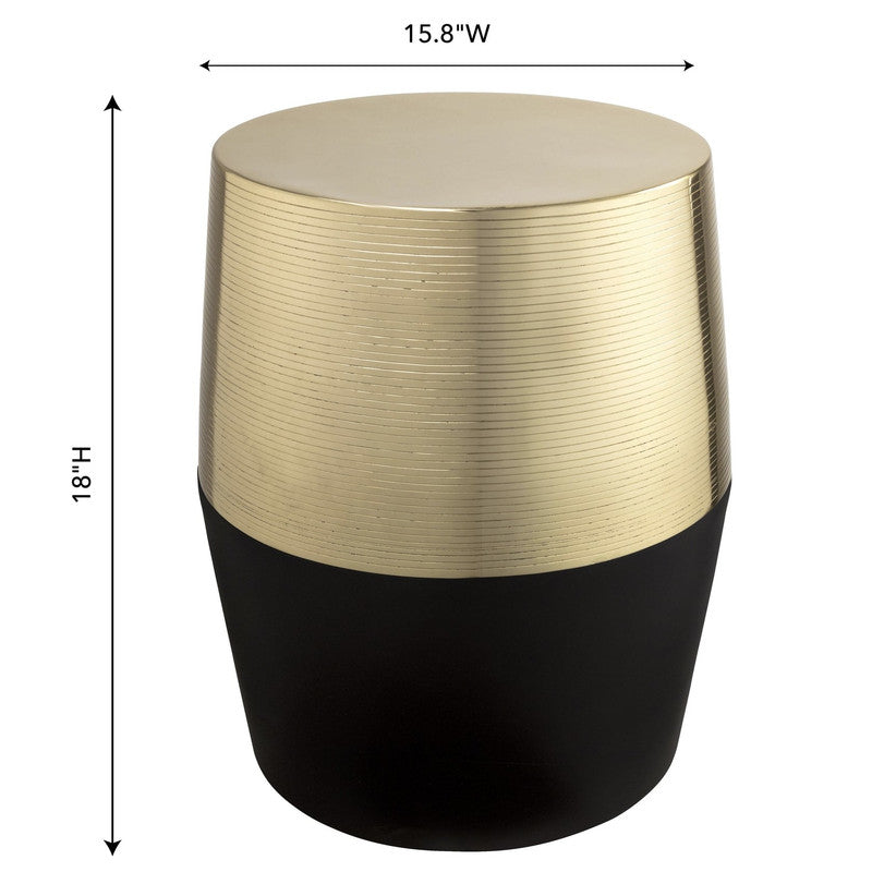 Additional view of The Maxime Stool emphasizing surface texture, color, and material detail.