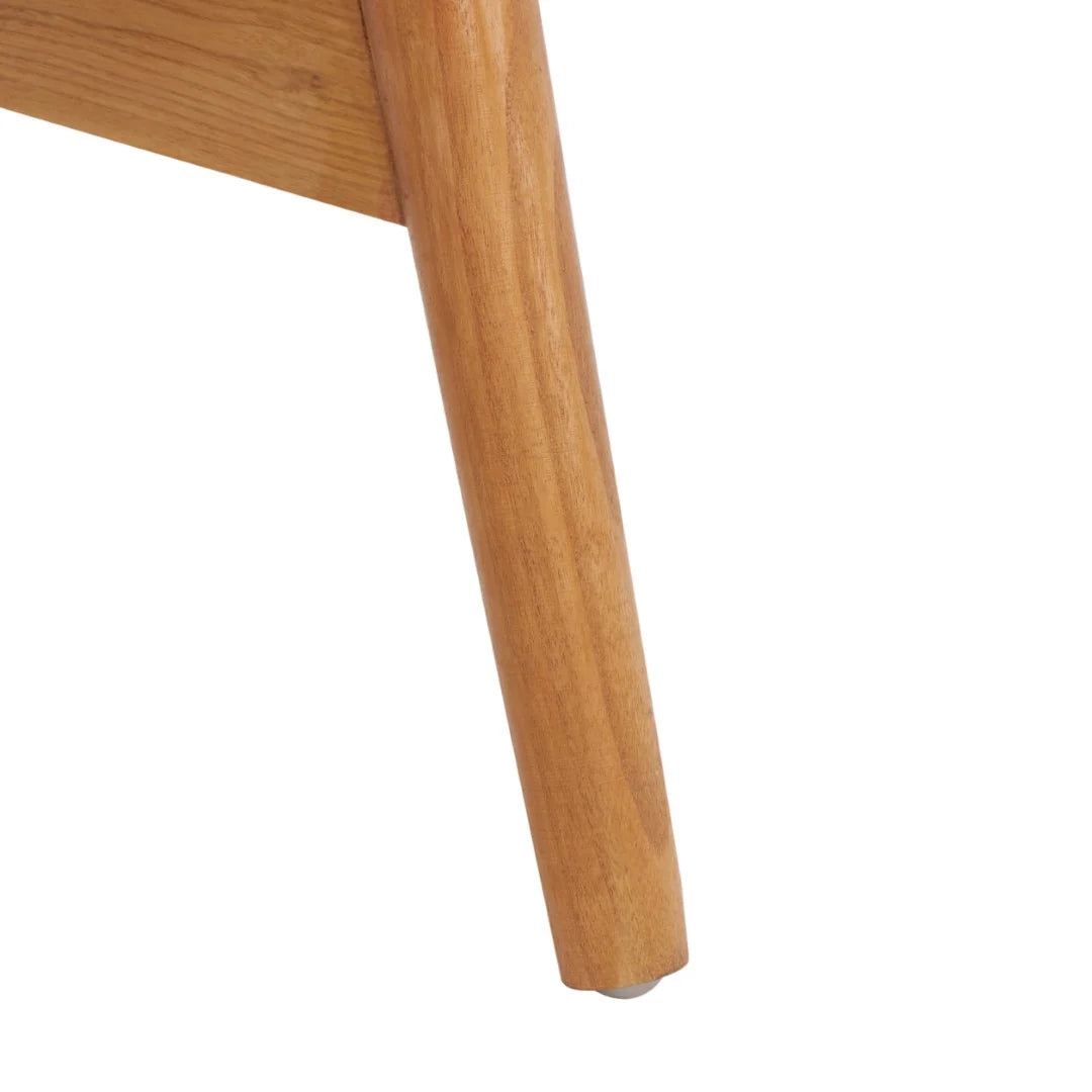 The Henri Accent Chair | Woven Cognac Leather