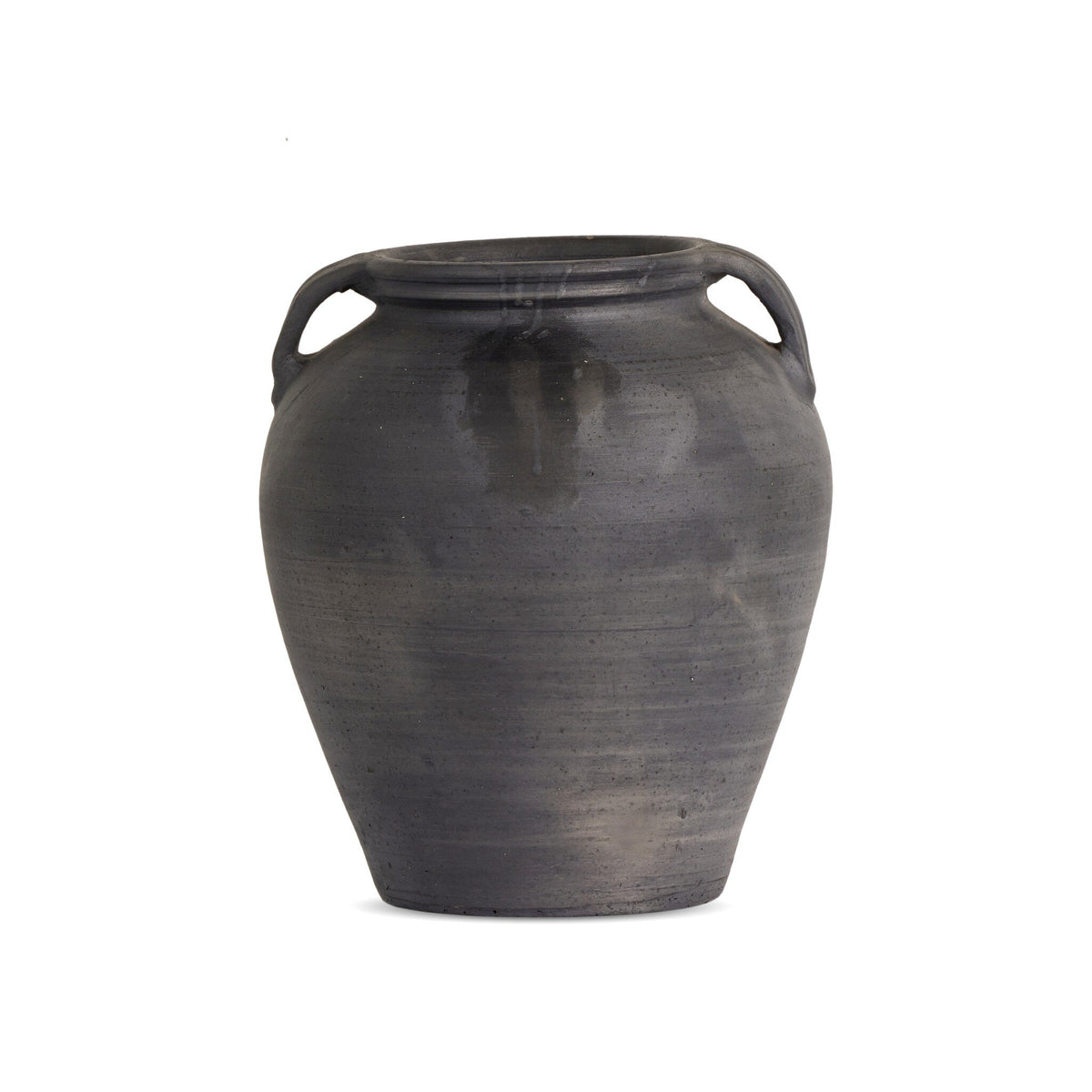 The Coralie Terracotta Vessel | Aged Black Terracotta Form