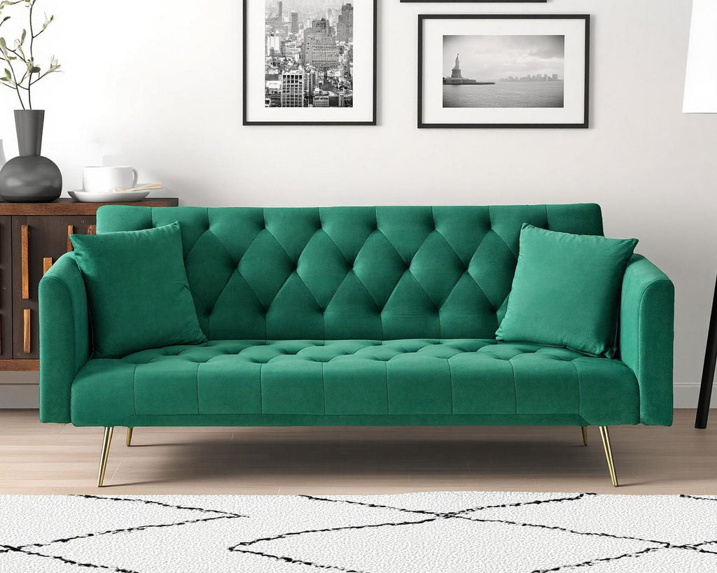 The Célia Sofa Bed | Convertible Velvet Seating