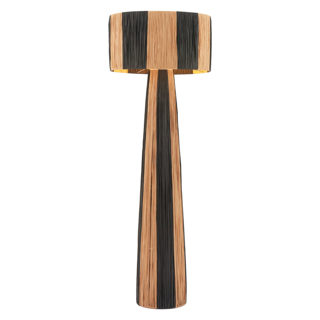Gala Floor Lamp Black & Natural
