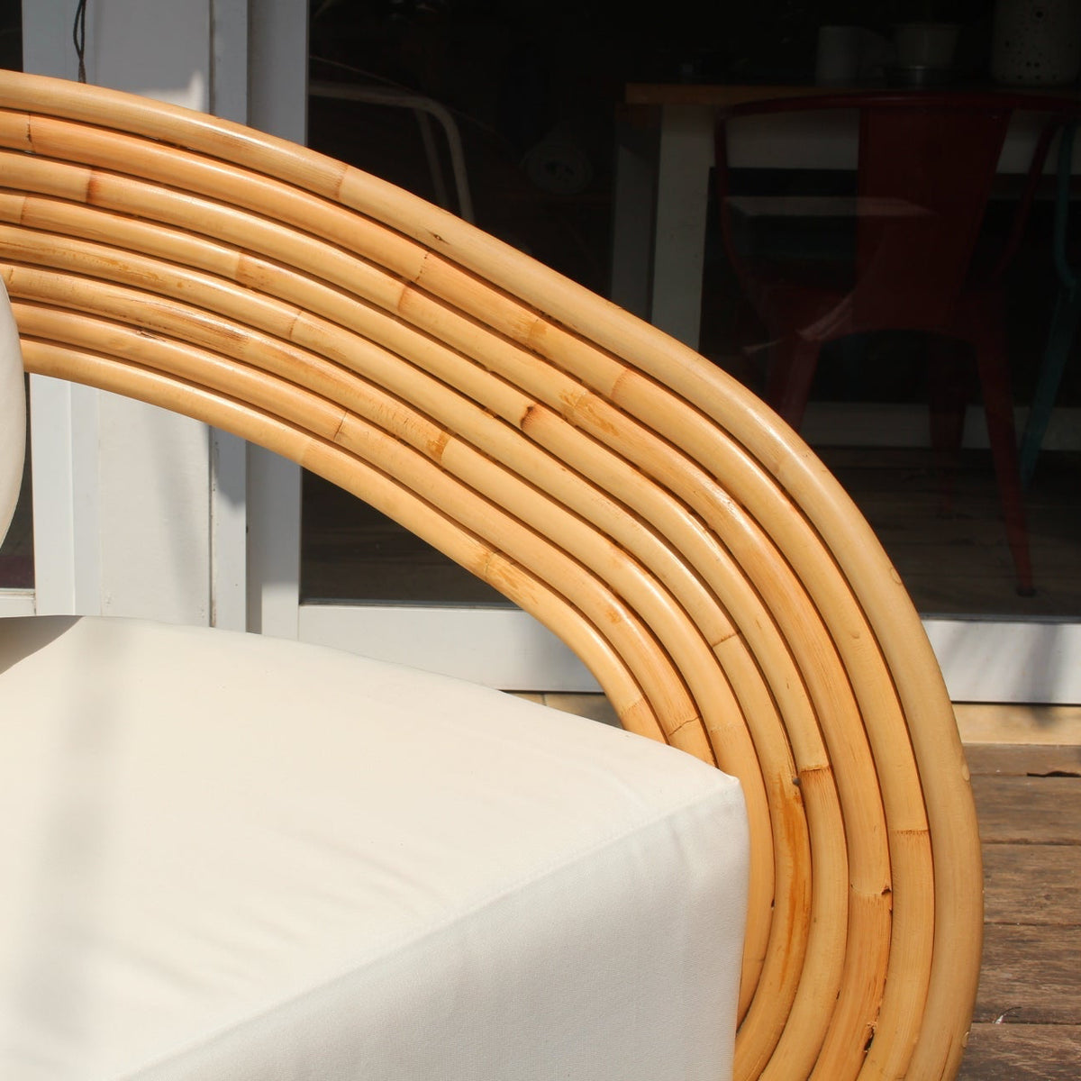 The Anaïs Accent Chair | Sculptural Natural Rattan