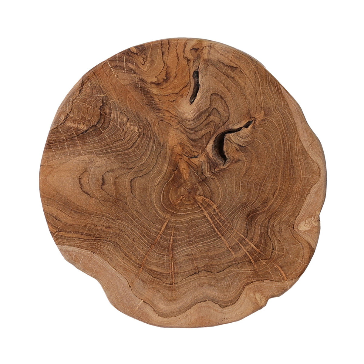 The Corinne Teak Root End Table | Sculptural Teak Root Form