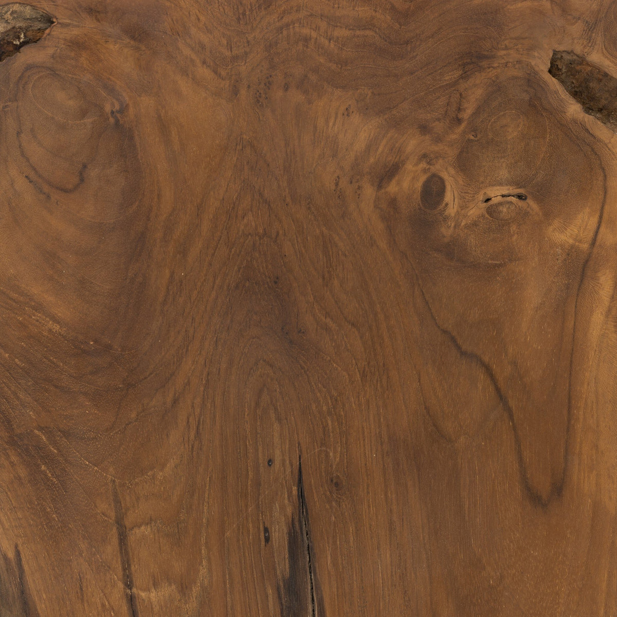 The Fabienne Teak Root Accent Table | Squared Teak Root Form