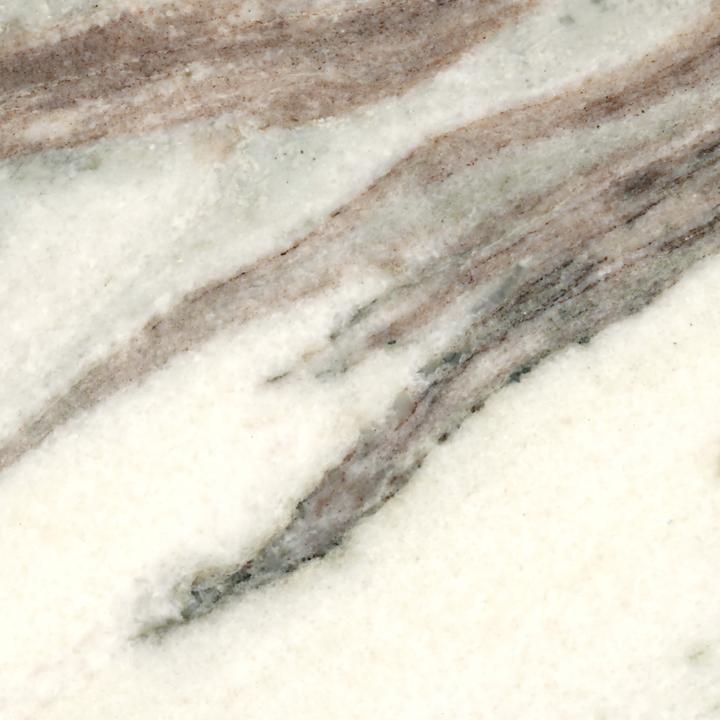 Detail view of the Marlow Marble Chain emphasizing the thickness and rounded carving of the interlocking links.
