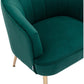 The Verdant Chair | Emerald Velvet & Gold