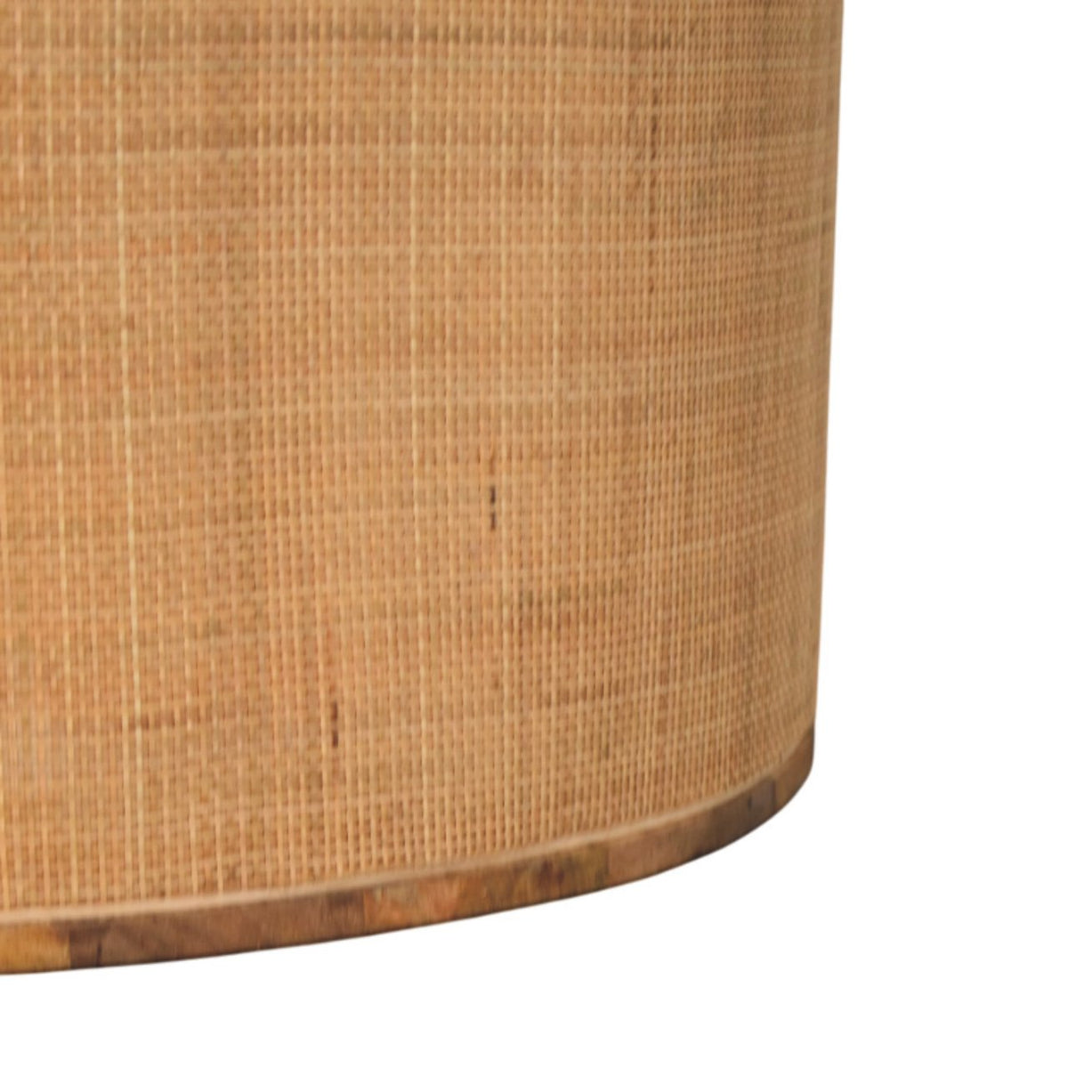 The Larissa Coffee Table | Mango Wood & Rattan
