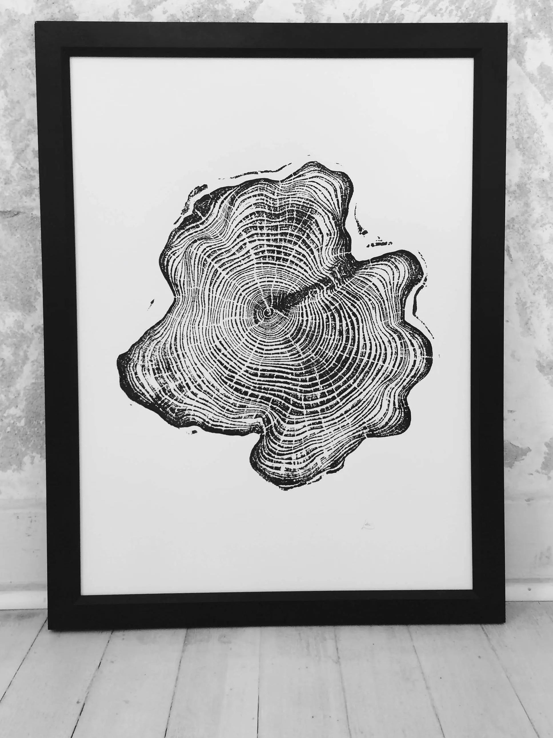 The Élodie Woodcut Wall Art — alaska cedar art denali lumber