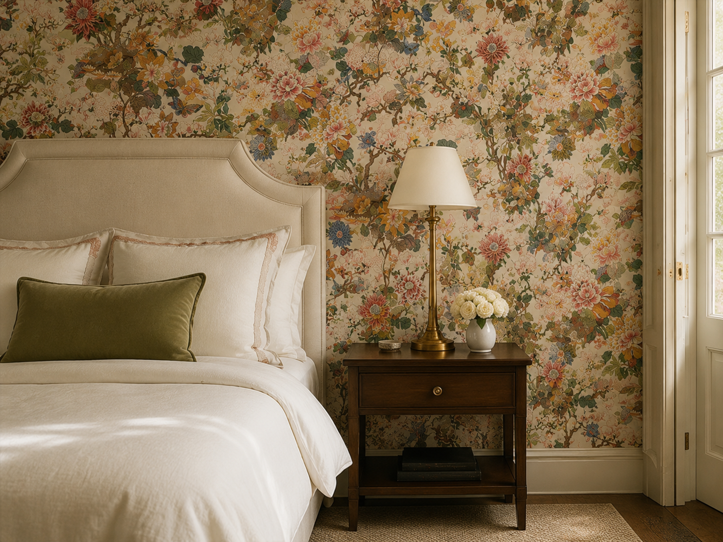The Magnolia Wallpaper — Original Botanical — chat gpt aug png