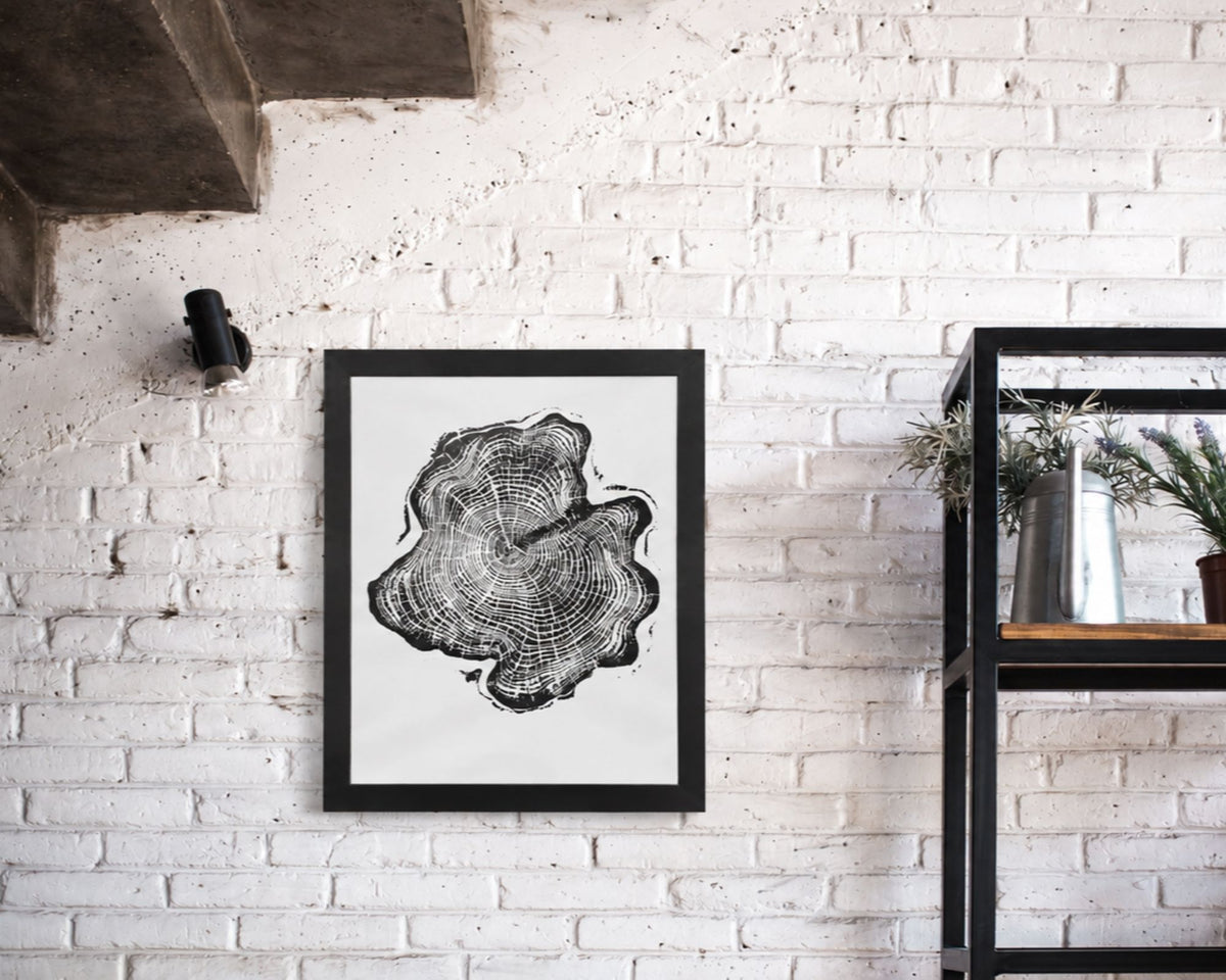 The Élodie Woodcut Wall Art