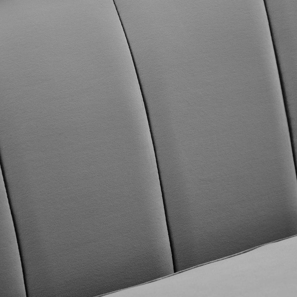 The Agnès Sofa | Gray Performance Velvet