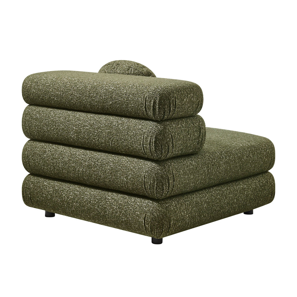 The Olivier Modular Sectional | Layered Looped-Yarn Upholstery