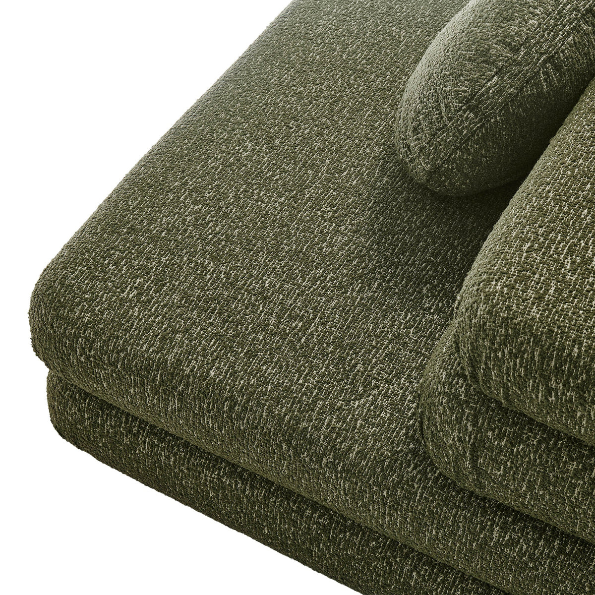 The Olivier Modular Sectional | Layered Looped-Yarn Upholstery