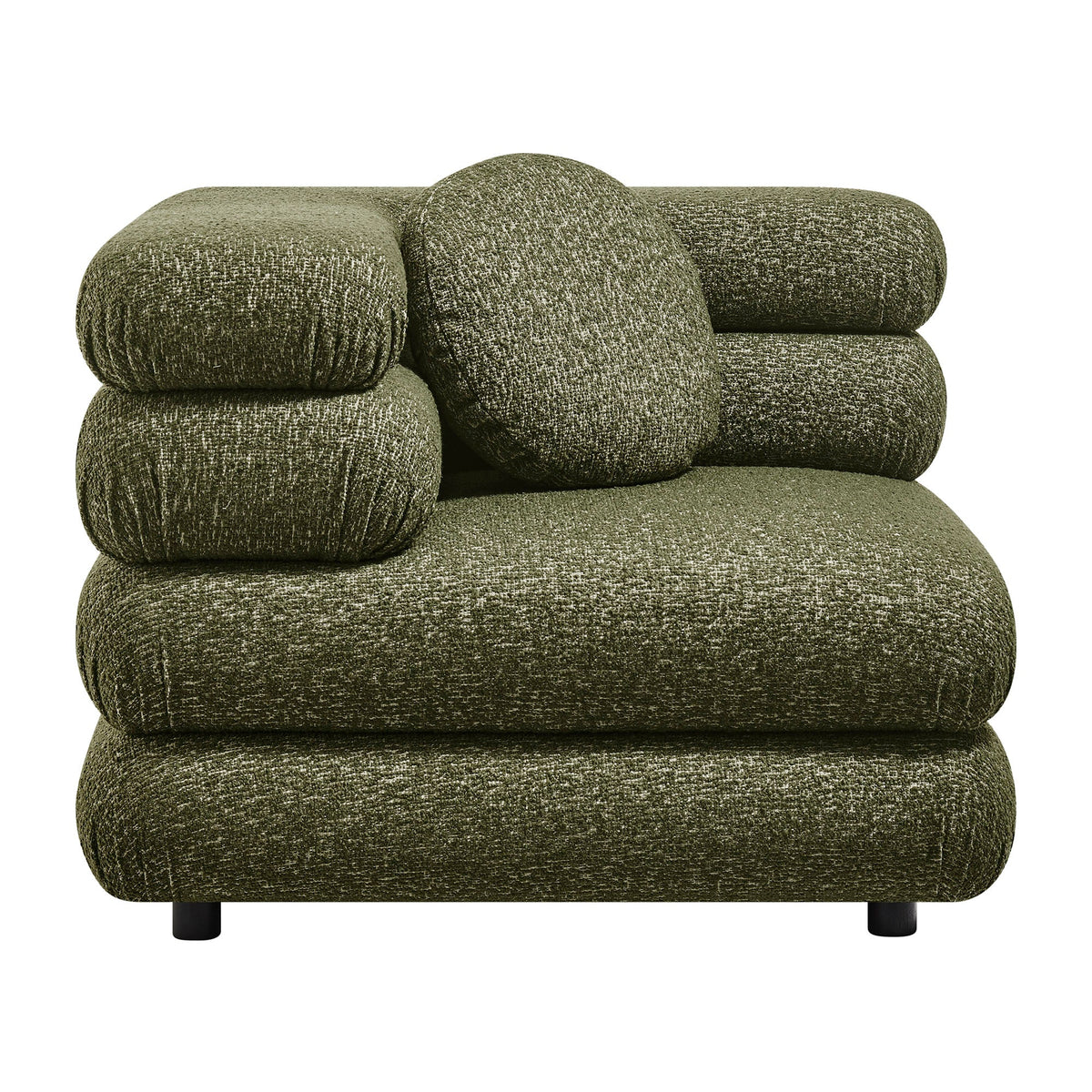 The Olivier Modular Sectional | Layered Looped-Yarn Upholstery