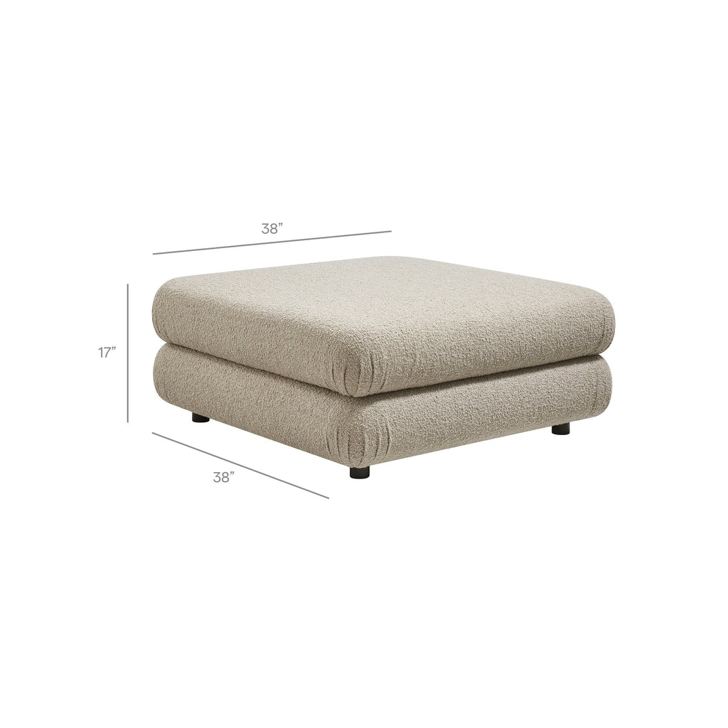 The Olivier Modular Sectional | Layered Looped-Yarn Upholstery
