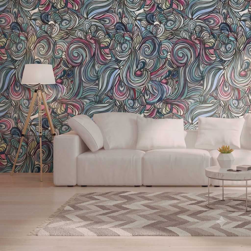 The Ombeline Wallpaper — Painted Current — gemini generated kwrw png