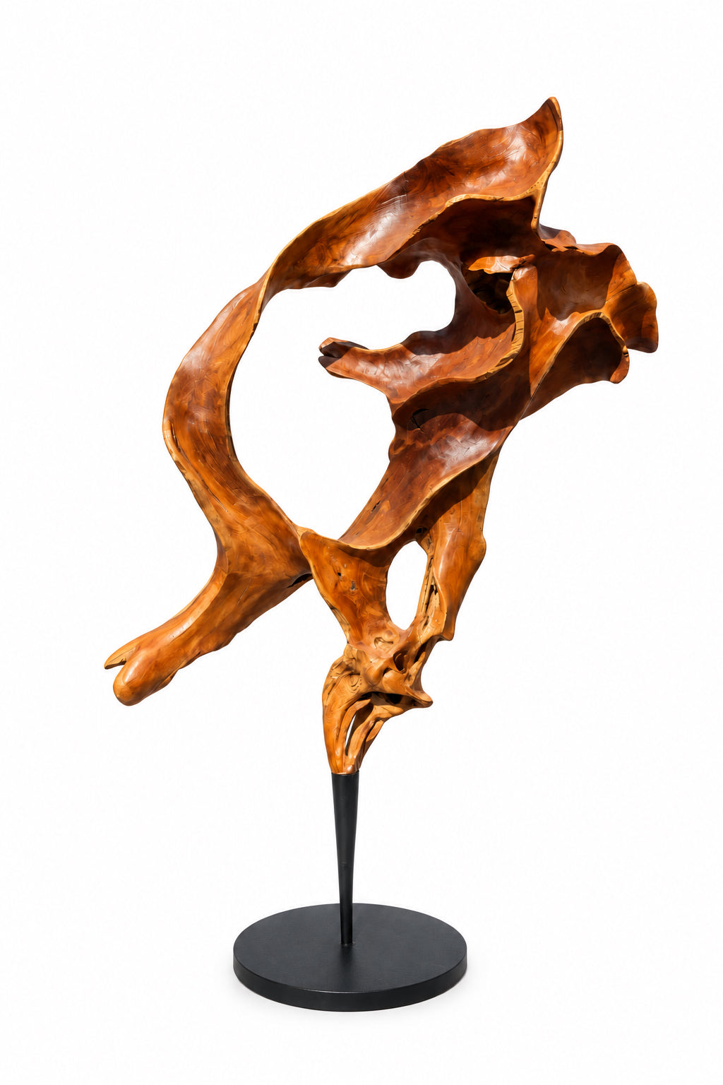 The Séverin Teak Sculpture | Natural Teak